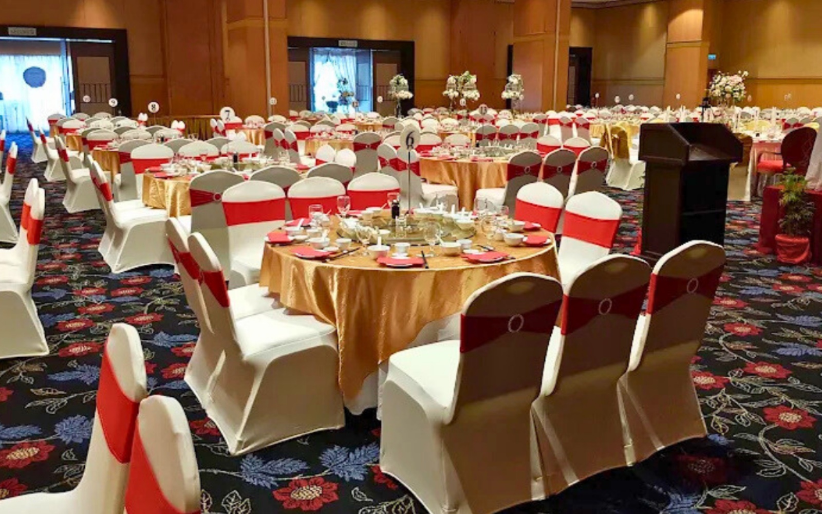 Banquet linen project archive by Green House Curtains