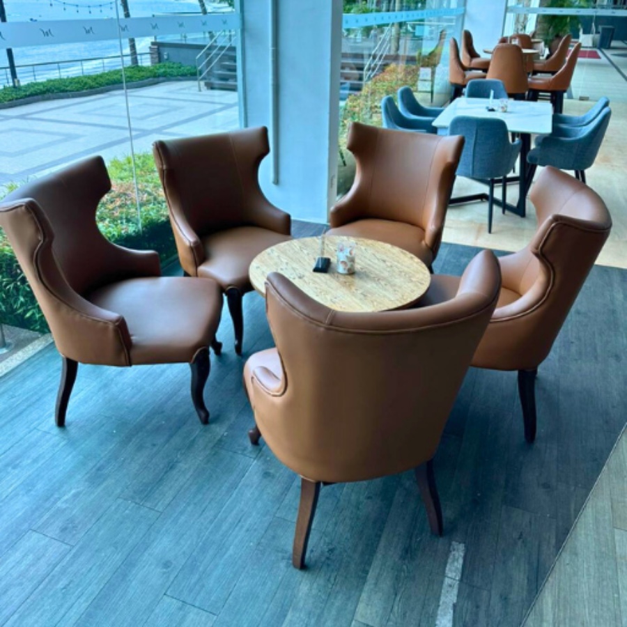 Dining and lounge chair upholstery by Green House Curtains
